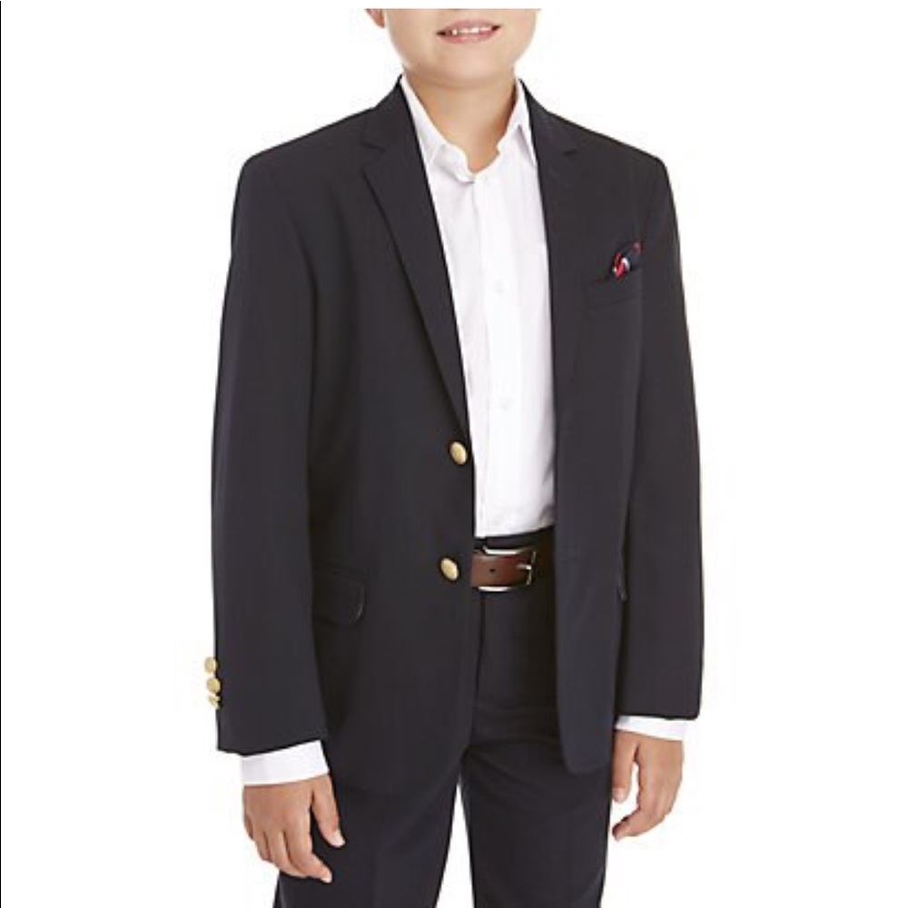 Claiborne boys Navy Blazer